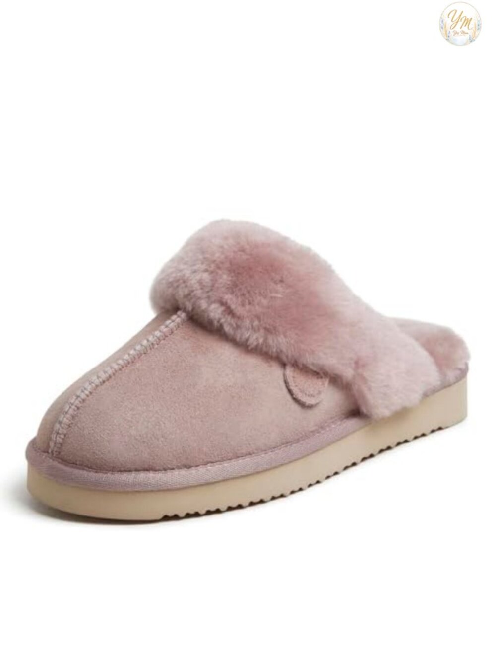 100% Australian Shearling Fireside Sydney Scuff Slippers Indoor Outdoor Non-Slip